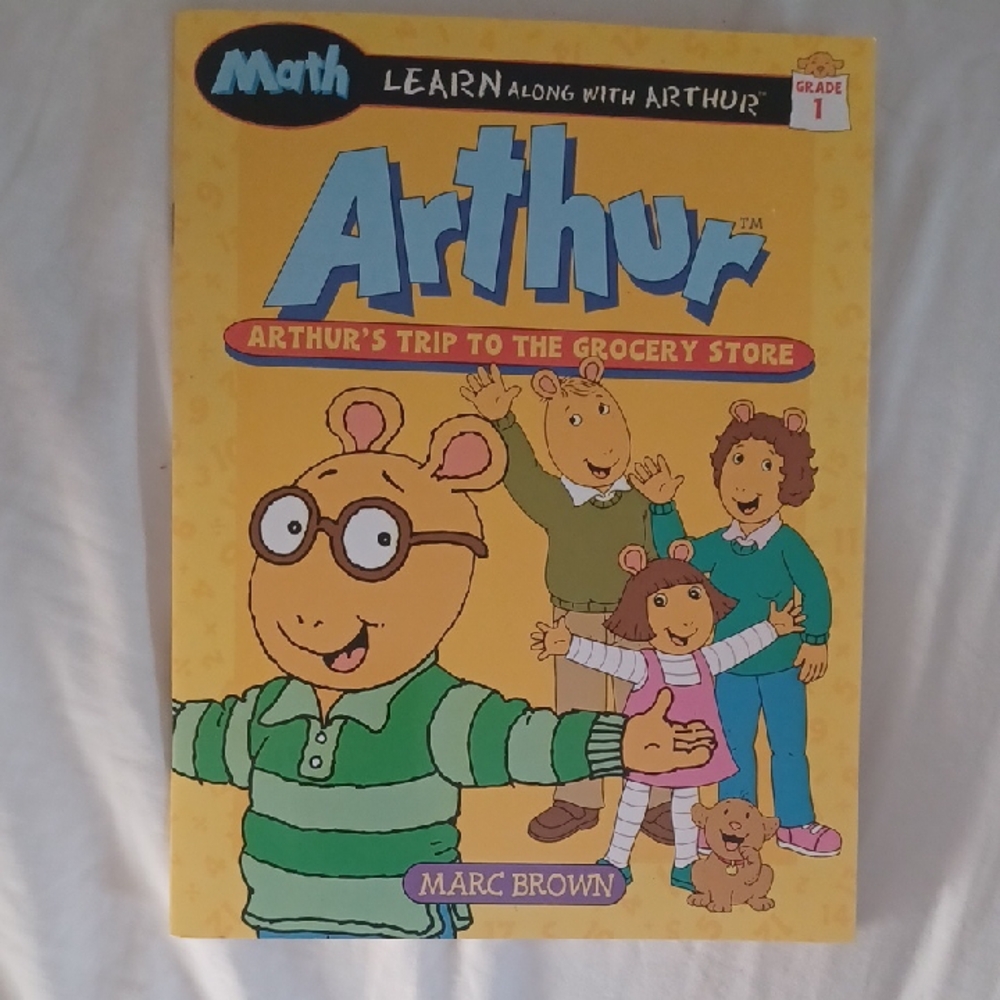 Arthur first grade learning activity book new with stickers and certificate